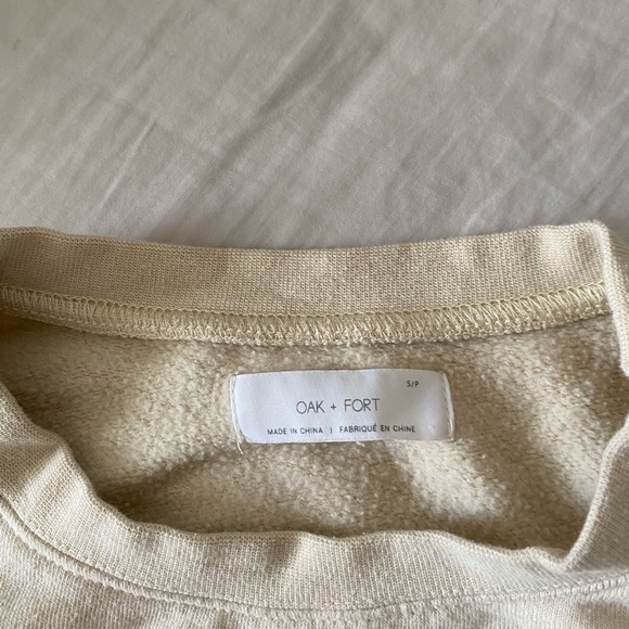 Oak and Fort Crew Neck sweater Size small - Picture 3 of 3